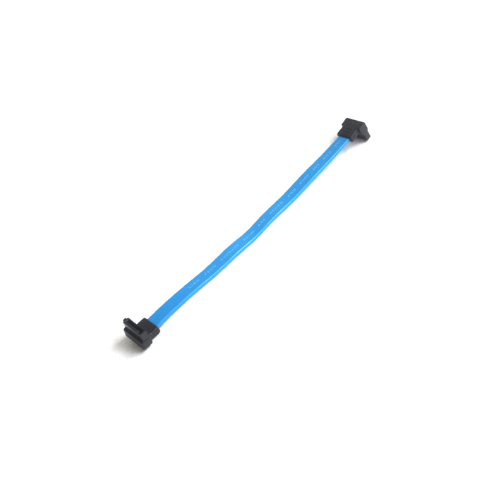 SATA 7 Pin Female to Female Cable 8 Inch 2 X 90 Degree Angle