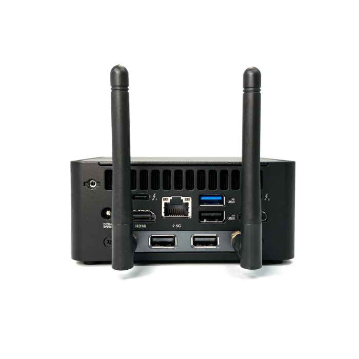 ASUS NUC 14 Pro Revel USB Ports Dual SMA RF Antennas Bracket