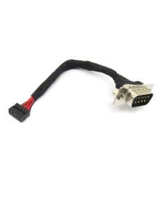 Serial DB9 to 2.0mm 10 Pin Header Cable - 4 Inches