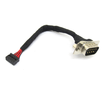 Serial DB9 to 2.0mm 10 Pin Header Cable - 4 Inches